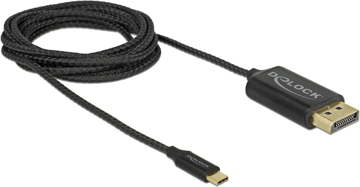 Produktbild Delock DisplayPort — USB Typ C (2 m, USB Typ C, DisplayPort)
