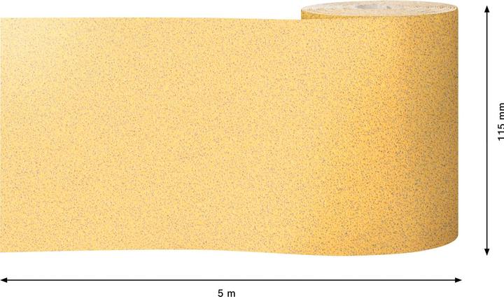 Actual product image Bosch Professional Zubehör Expert C470 Sanding paper roll for hand sanding,115 mm, 5 m, G 80 (80)