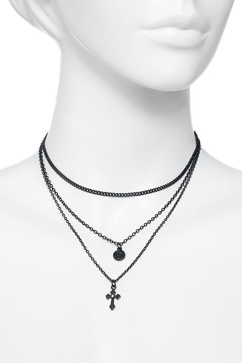 Image du produit Gothicana by EMP Matt Black Cross (Acier, Zinc)