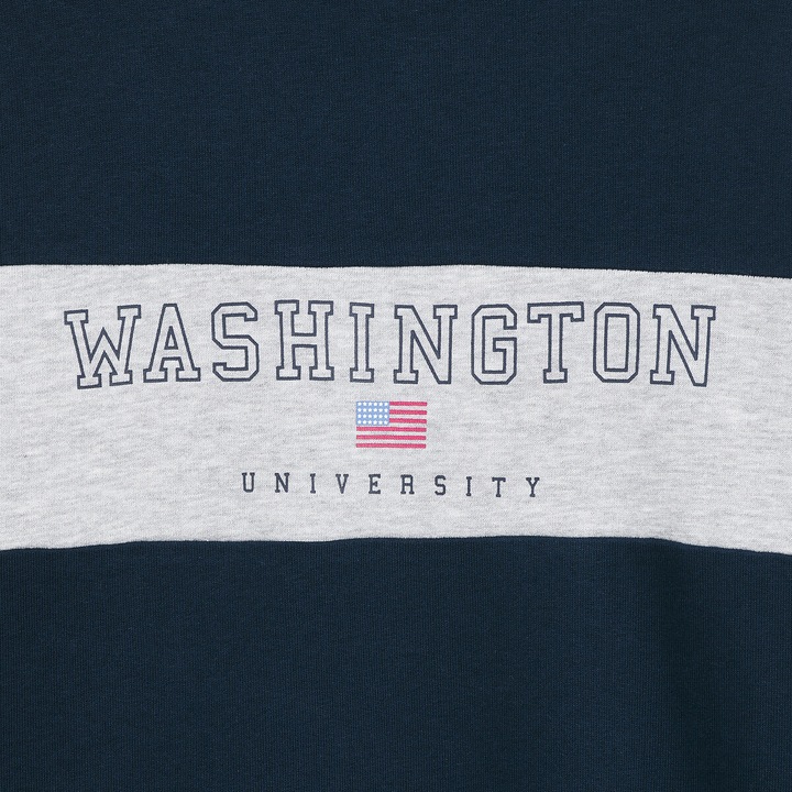 Image du produit La Redoute Collections Pyjama en sweat-shirt avec l'inscription Campus (152)