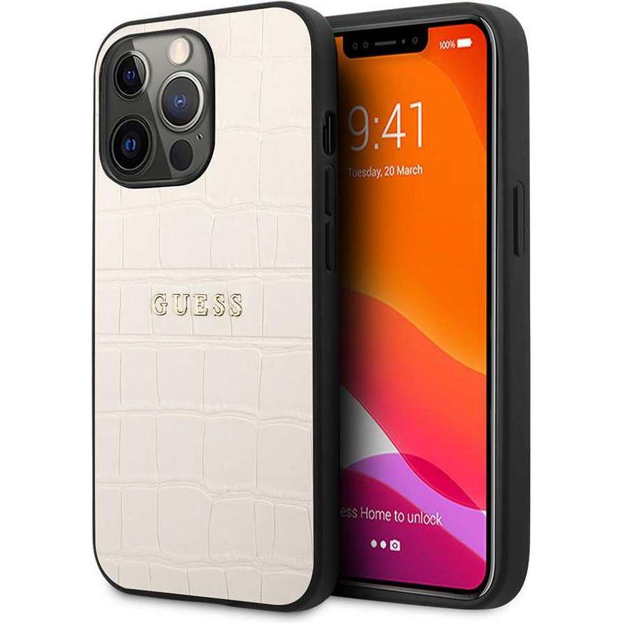 Guess Case (Apple iPhone 13 Pro), Smartphone Hülle, Beige
