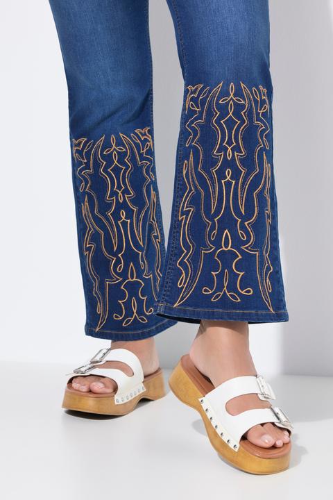 Produktbild Angel of Style Bootcut-Jeans Lea, Western-Stickerei, 5-Pocket (44)
