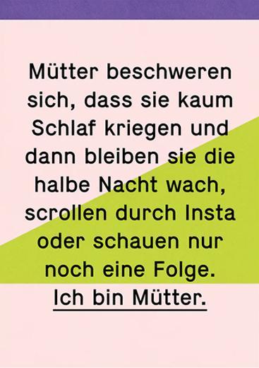 Kleine Prints Mothers postcard