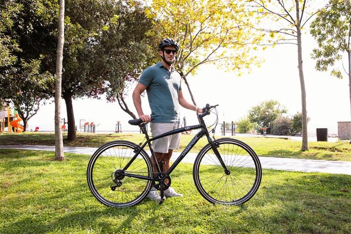 Produktbild Champions Fahrrad Hybrid, 28", schwarz