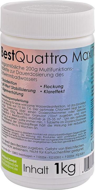 Bestpool Tablettes de chlore MAXI Tabs (1000 g, 1000 ml)