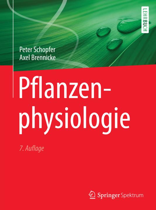 Produktbild Pflanzenphysiologie (Deutsch, Axel Brennicke, Peter Schopfer, 2016)