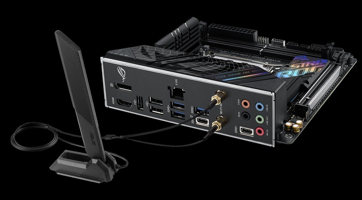 Productafbeelding ASUS ROG STRIX B760-I GAMING WIFI (LGA 1700, Intel B760, Mini-ITX)