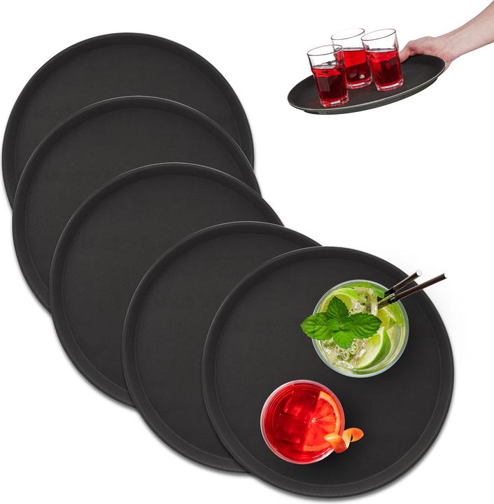 Image du produit Relaxdays 5x plateau de service