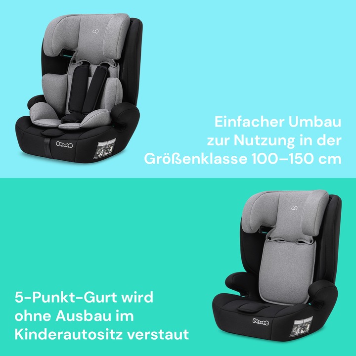 Produktbild Booboo Safety Berlin ohne Isofix (Kindersitz, ECE R129/i-Size Norm)