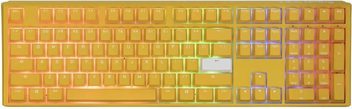 Produktbild Ducky One 3 Yellow Gaming Tastatur, RGB LED - MX-Black (US) (US, Kabelgebunden)
