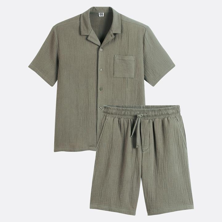 Produktbild La Redoute Collections Pyjama aus Baumwollmusselin (XXL)