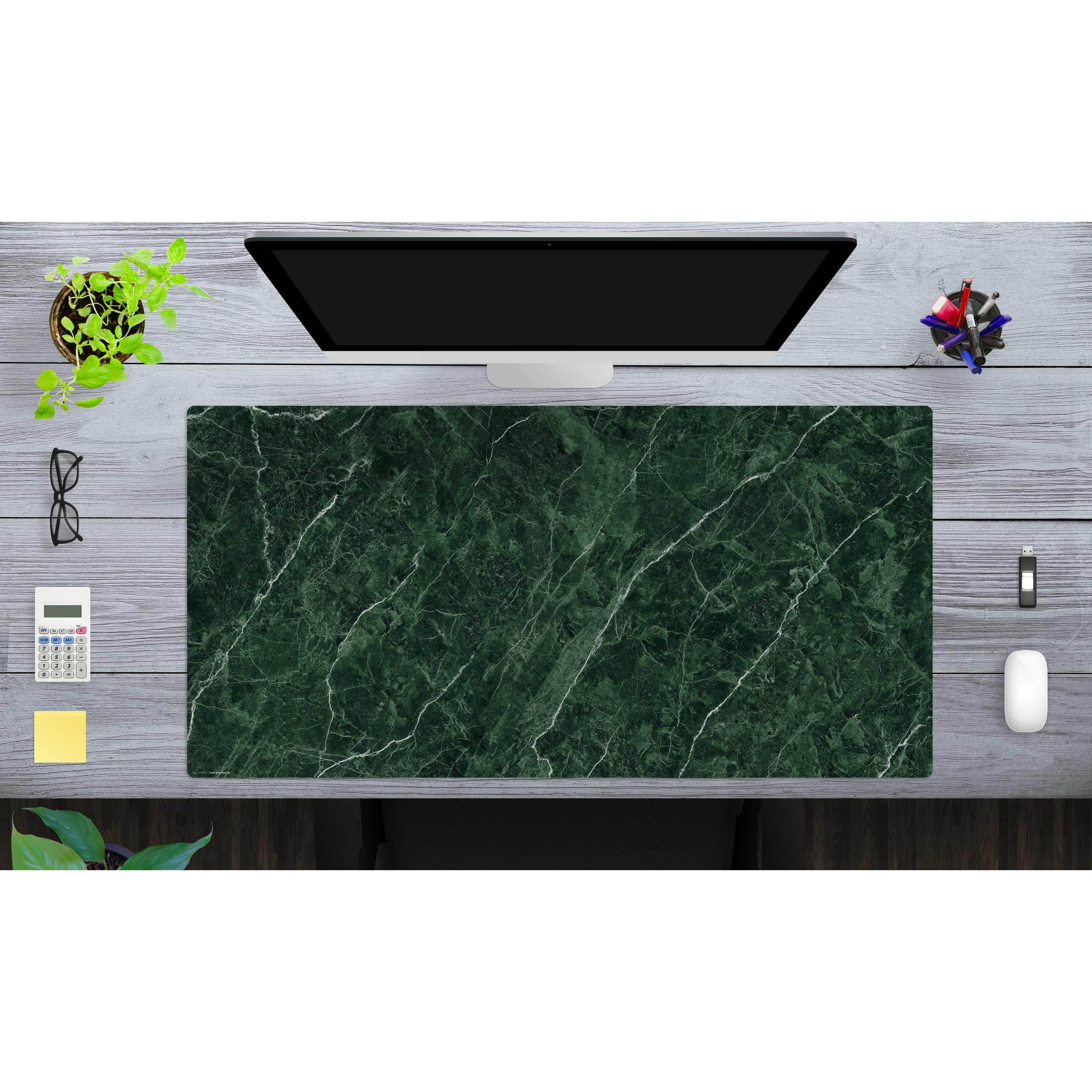 Thumbnail - CoverYourDesk, Unterlage, Schreibtischunterlage Edler Grüner Marmor