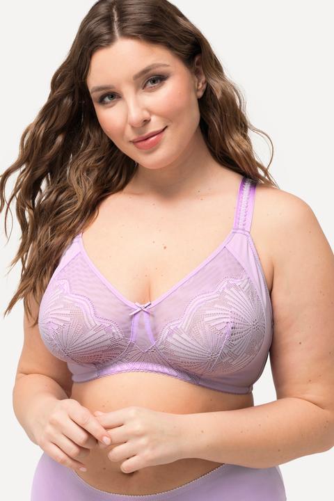 Actual product image Ulla Popken Sheer Mesh Bralette (85 C)