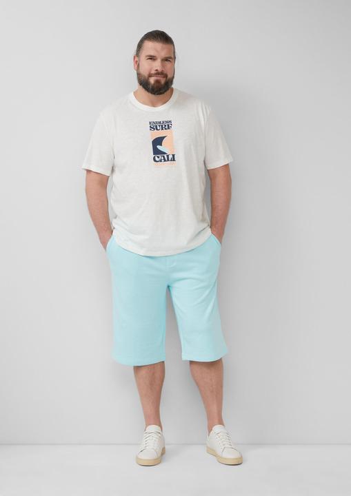 Actual product image S.Oliver Bermuda Detroit: Sweat-Bermuda mit Flammgarnstruktur im Relaxed Fit (XXL)