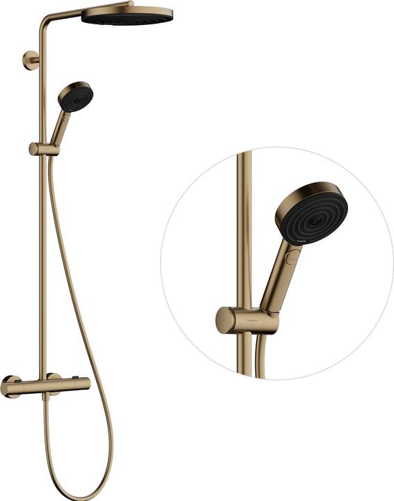 hansgrohe Pulsify S Puro Duschsystem 260, 1jet, Ecostat Fine, Handbrause 3jet