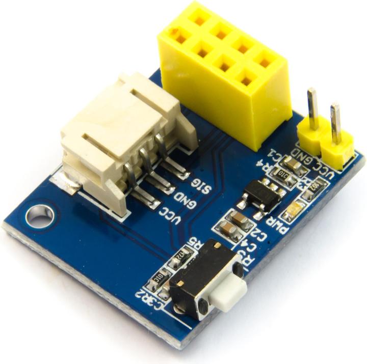 Actual product image Purecrea ESP-01 WS2812 / SK6812 control board