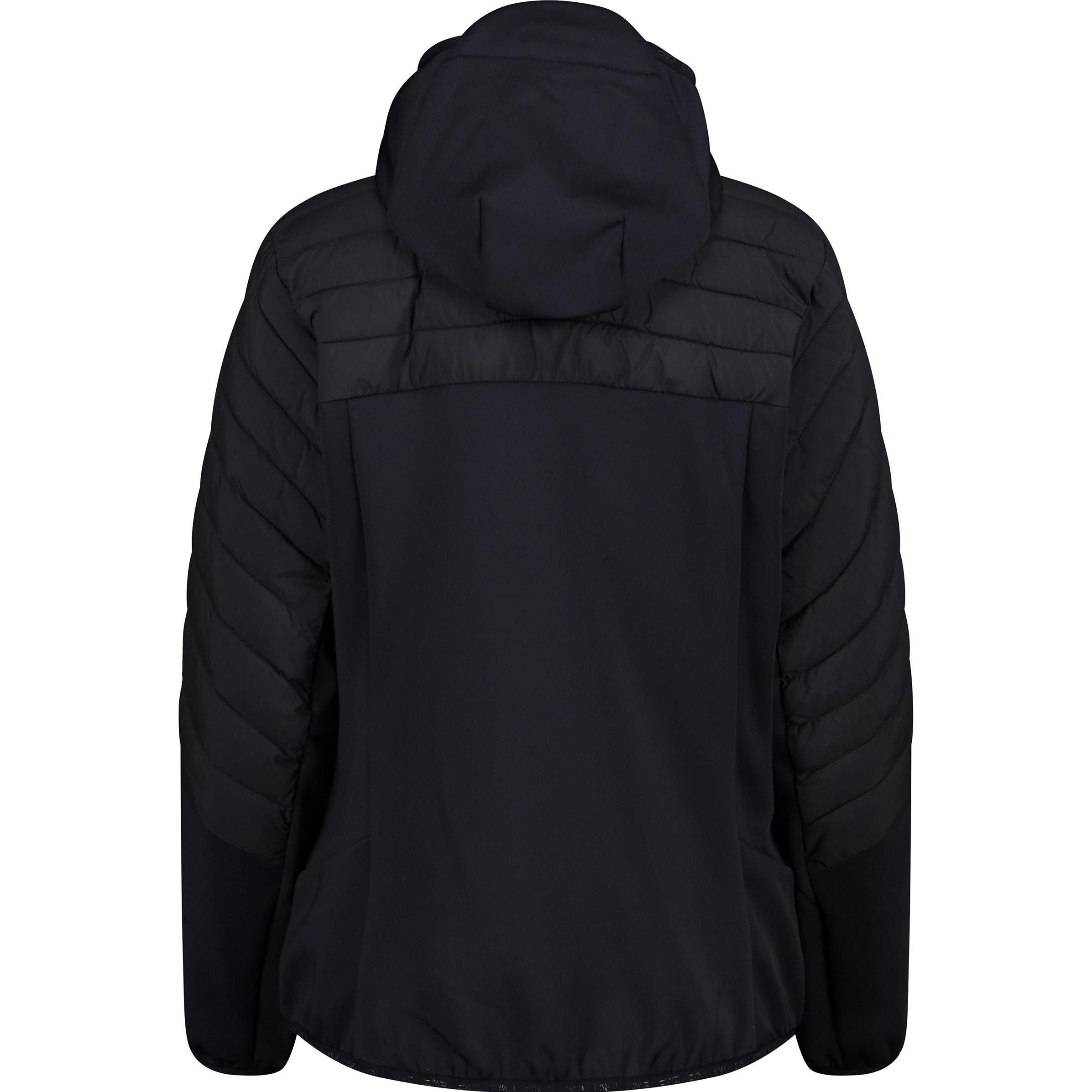 Thumbnail - CMP Campagnolo, Damen, Jacke, Women's Jacket Hybrid Fix Hood 34Z2486 (40, M), Grau, M, 40