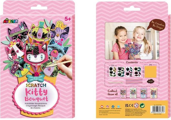 Produktbild Avenir Kratzbilder Katzenstrauss