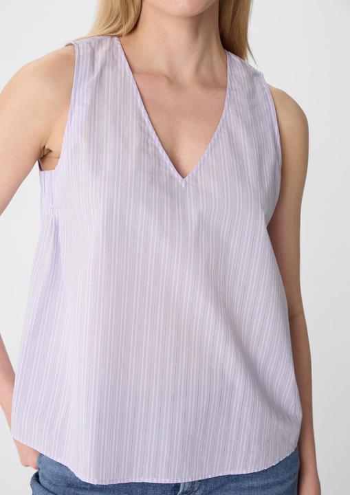Actual product image Comma Bluse Gestreiftes Blusentop mit V-Ausschnitt (40)