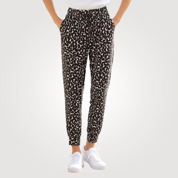 Immagine prodotto Beverly Damen Jerseyhose mit Bindekordel (M)