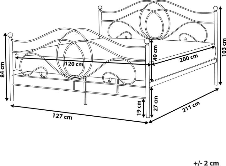 Actual product image Beliani Lyra (120 x 200 cm)