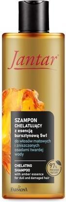 Produktbild Farmona Jantar Amber Power Chelating Shampoo mit Bernstein-Essenz 5 in 1 300ml (300 ml, Flüssiges Shampoo)