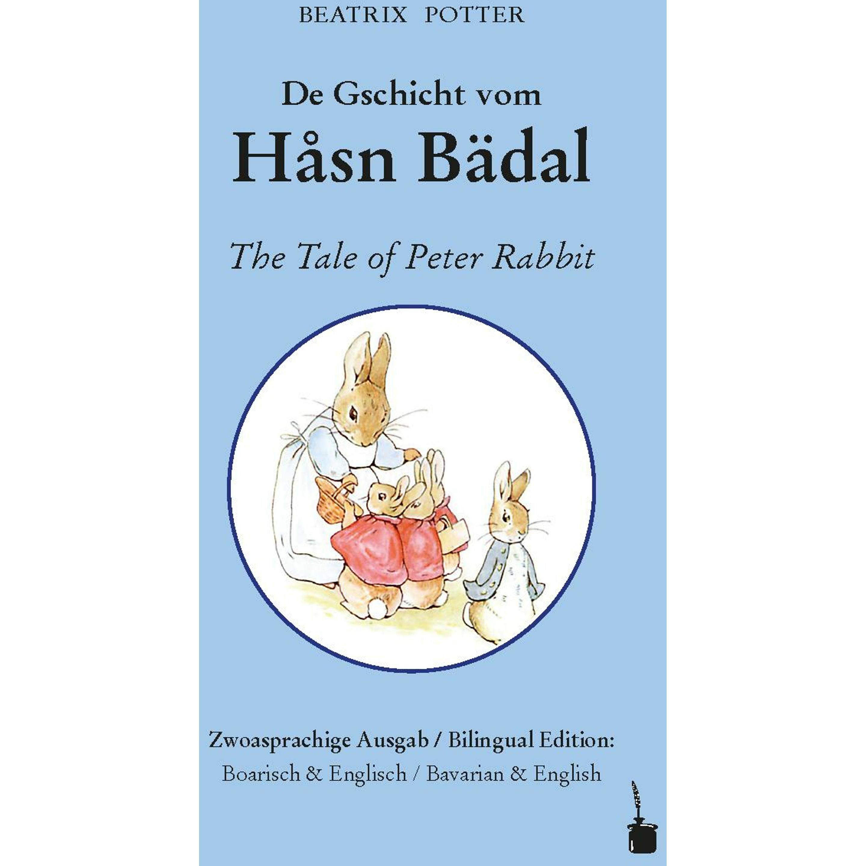 De Gschicht vom Håsn Bädal / The Tale of Peter Rabbit, Kinderbücher von Hans Göttler, Beatrix Potter