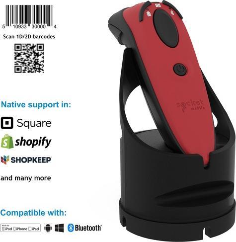 Actual product image Socket DuraScan D740, Handheld bar code reader, 1D/2D, LED, Codabar,Code 11,Code 128,Code 39 (1D barcodes, 2D barcodes)