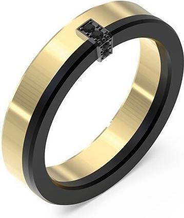 Produktbild Guess Herrenring Gold Schwarz (22)