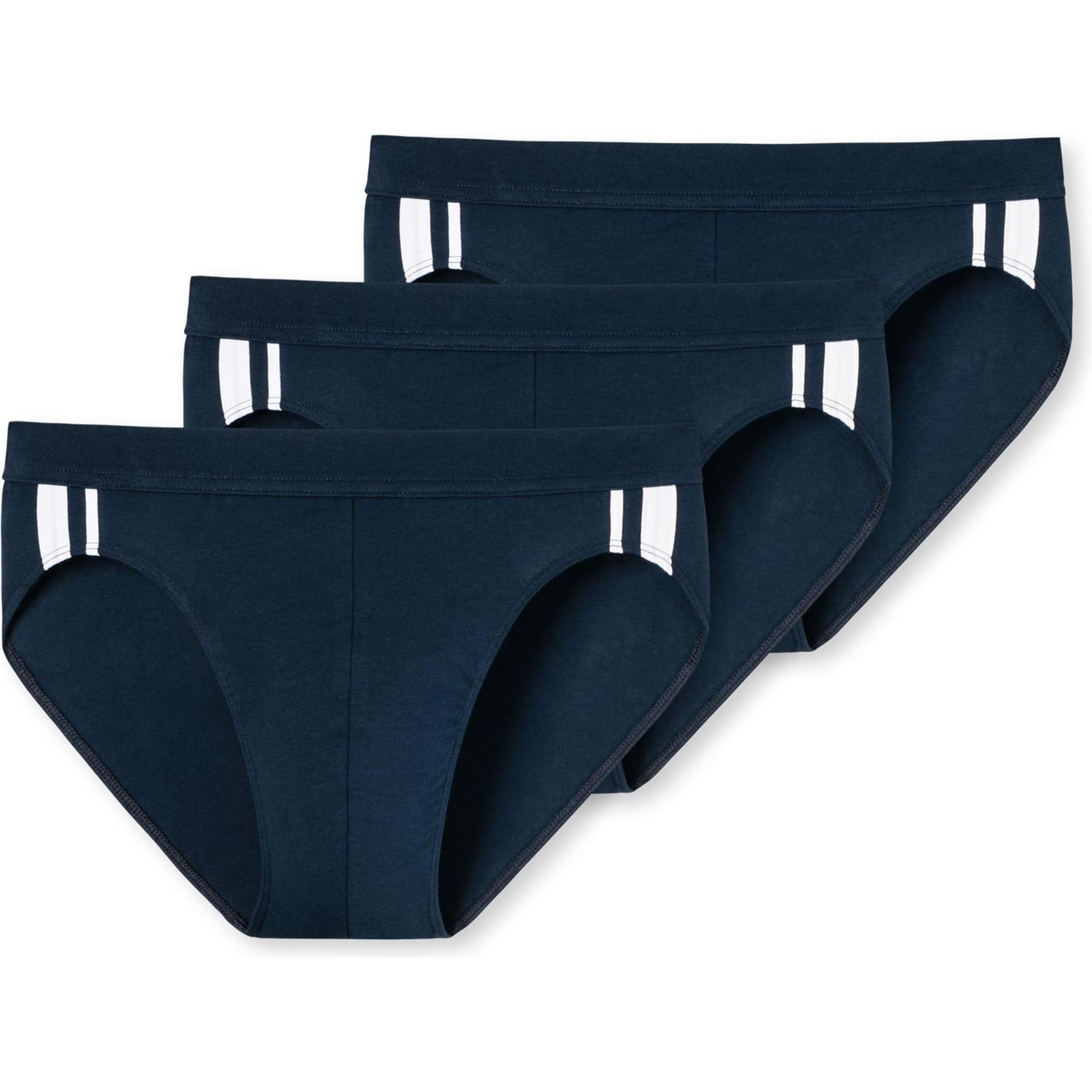 Schiesser, Herren, Unterhosen, Slip Casual Bequem sitzend, Mehrfarbig, (S, 6er Pack)