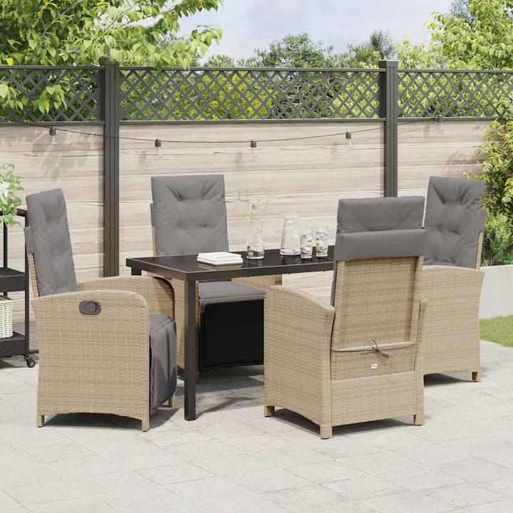 Actual product image vidaXL Garden dining set (140 x 70 x 73 cm)
