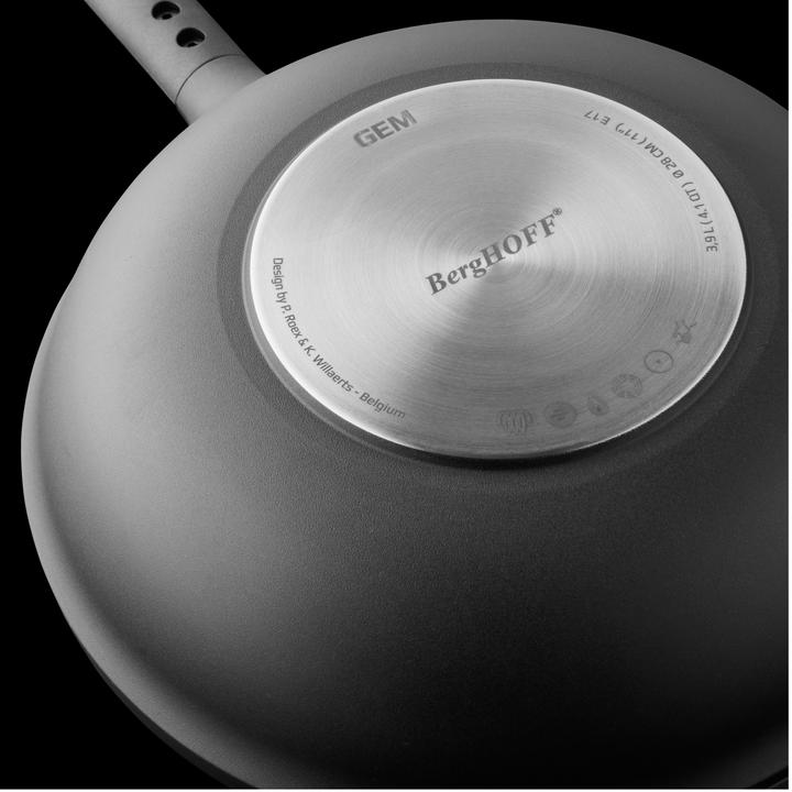 Produktbild BergHoff Grillpfanne rund Gem Line (Wok Pfanne, Gusseisen, 24 x 10.50 cm)