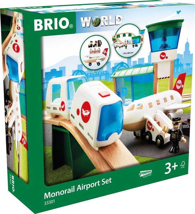 Produktbild Brio Monorail Flughafen Set