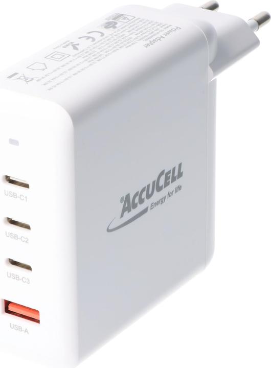 Actual product image AccuCell 100W GaN Charger (100 W, 4 ports)
