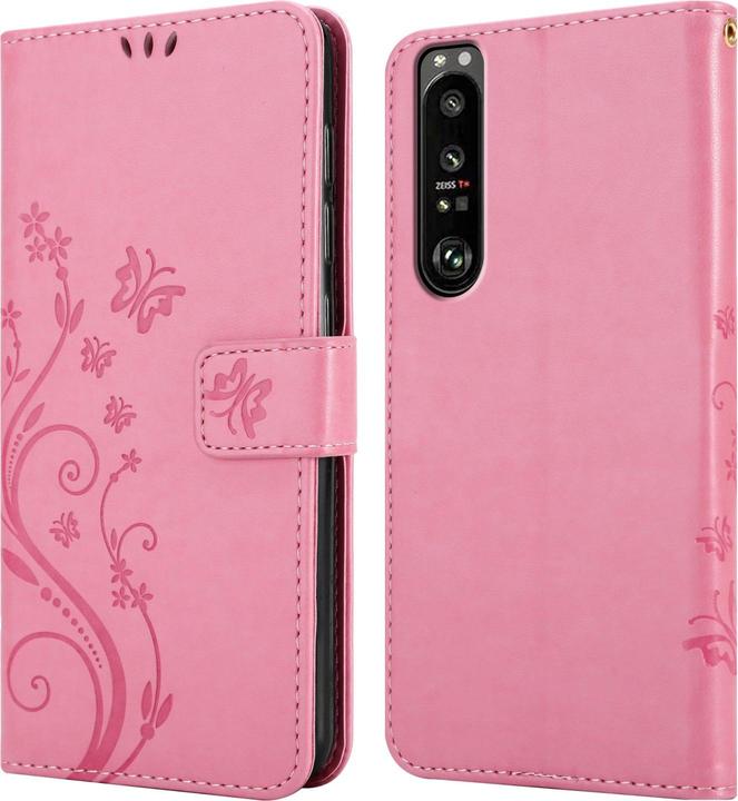 Produktbild Cadorabo Flower Book Hülle (Sony Xperia 1 III)