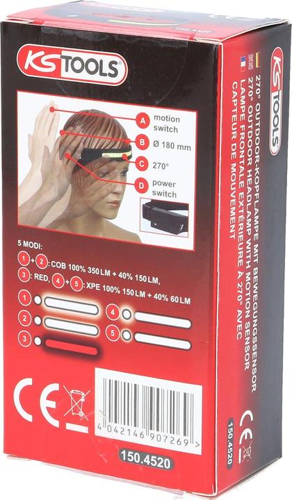 Produktbild KS Tools 270° Outdoor (350 lm)