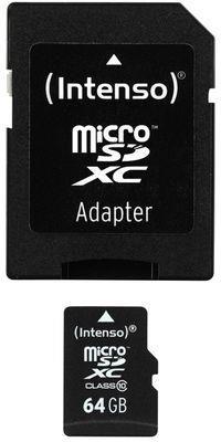 Produktbild Intenso Micro SDXC 64GB Speicherkarte (64 GB, microSDXC)