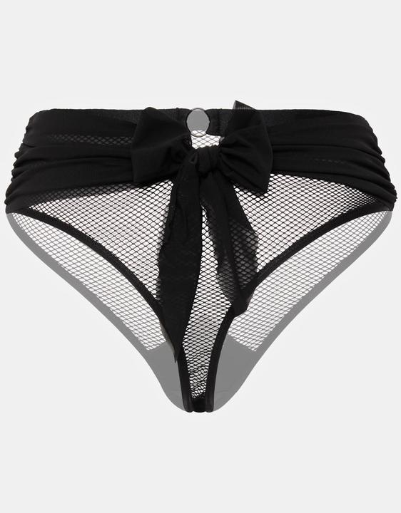 Actual product image Ulla Popken Convertible Fishnet Thong (60)