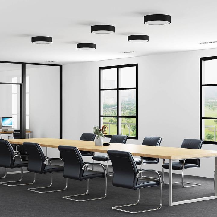 Produktbild Arcchio Vanida LED-Deckenlampe, schwarz, 40 cm (5852 lm)