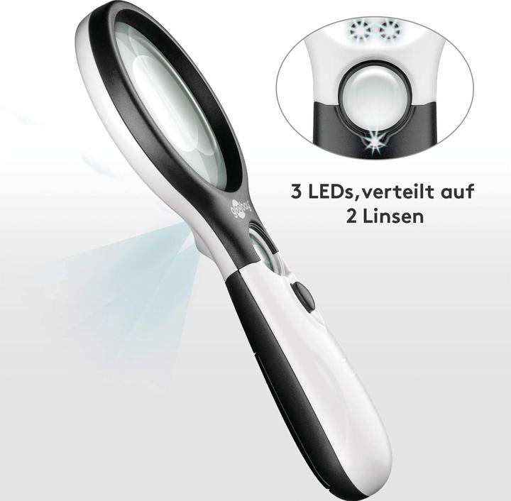 Actual product image Goobay LED reading magnifier