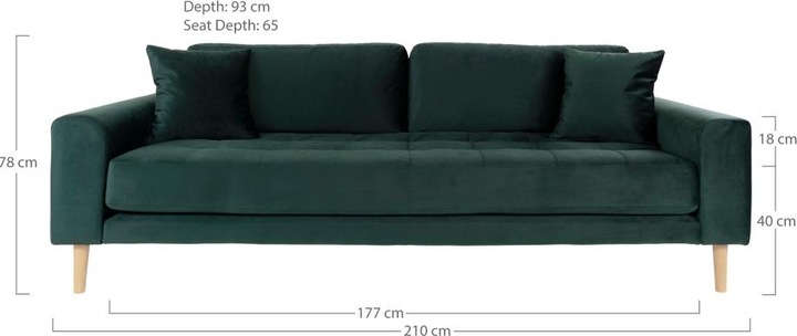 Actual product image House Nordic Lido (3-seater)