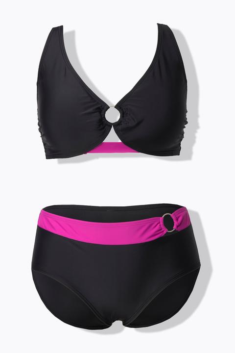 Actual product image Ulla Popken Color Pop O-Ring Bikini Set (46)