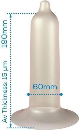 Actual product image Pasante Glowing Condoms (3 pcs.)