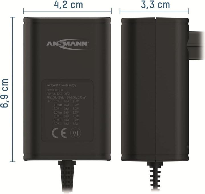 Produktbild Ansmann APS 600 max. 7,2 W NEU 1201-022