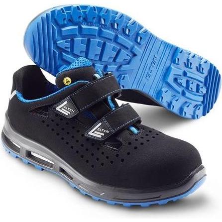 Elten, Sicherheitsschuhe, Sandals Impulse XXT Blue Easy ESD S1, black 40 (S1, 40)