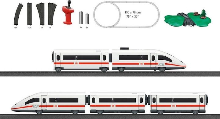 Actual product image Märklin H0 my world - Starter set ICE 3 (Track H0)