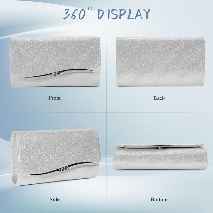 Produktbild Only-Bags.Store Abendtasche, Modische Handtasche, Elegante Hochzeitstasche, Kettenumschlagtasche