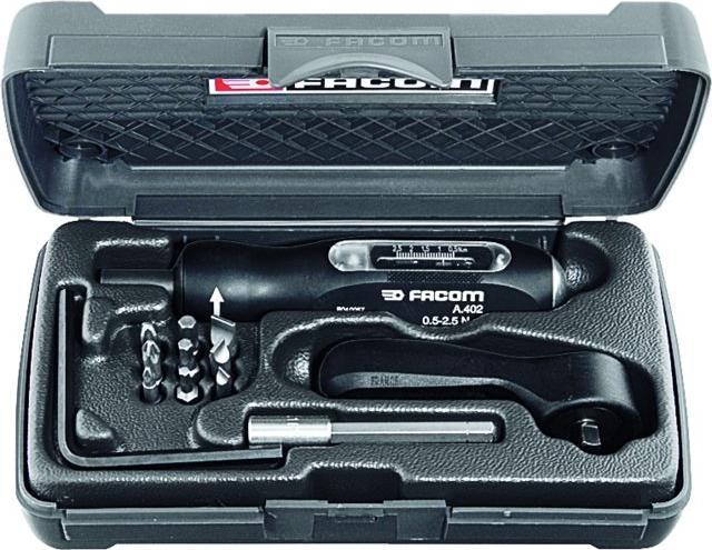 Actual product image Facom Setting Torque Screwdriver 0,5 to 2,5NM (1/4", 0.50 Nm, 250 Nm)