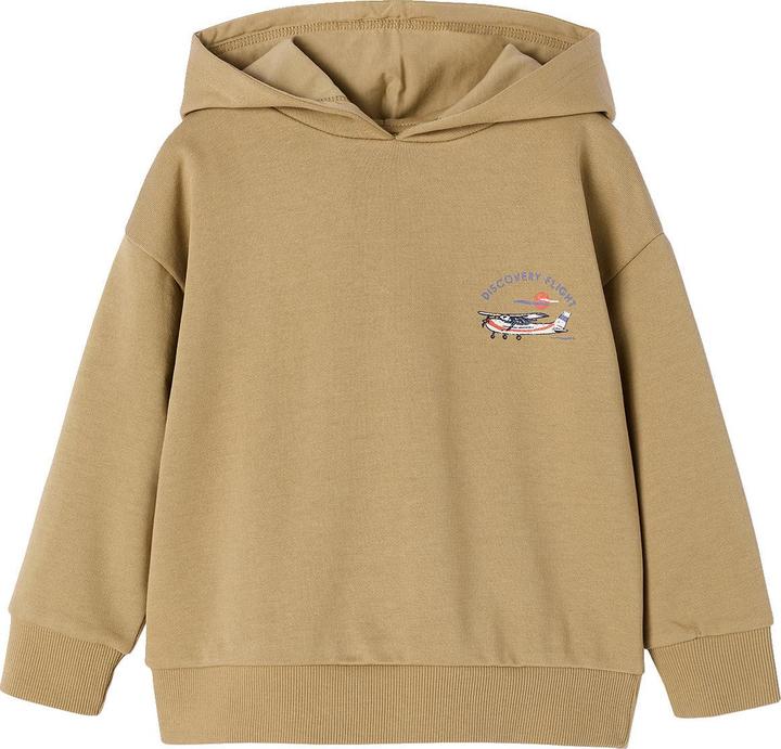 Produktbild Vertbaudet Jungen Kapuzensweatshirt mit Motorflugzeug-Print (158, 164)