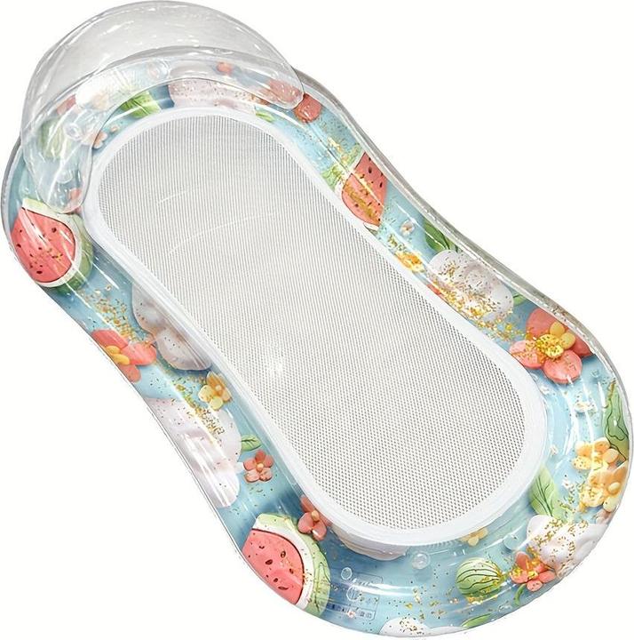 Produktbild Activity Board 1pc Tropical Print aufblasbare Pool Liege, Universal Typ PVC schwimmende Floss, gemischte Farbe, für